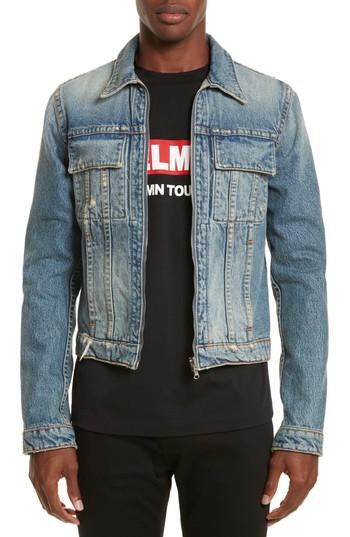 Men's Helmut Lang Reversible 87 Denim Jacket - Blue