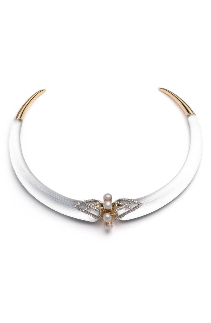 Women's Alexis Bittar Lucite Crystal Collar Necklace