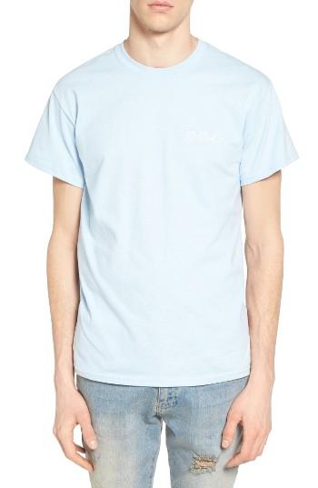Men's The Rail Crewneck T-shirt With Embroidery, Size - Blue