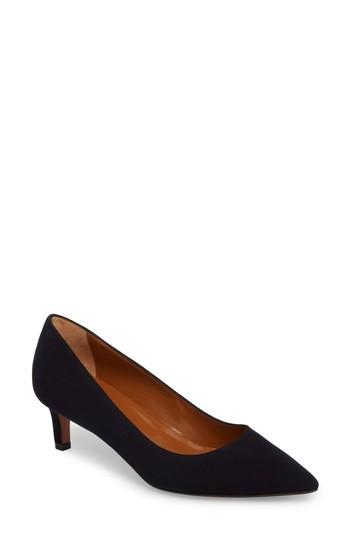 Women's Aquatalia Marion Kitten Heel Pump M - Blue