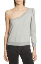 Women's A.l.c. Crane One-shoulder Sweatshirt - Grey