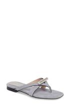 Women's Stuart Weitzman Arro Thong Sandal M - Blue