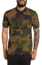 Men's Fred Perry Camouflage Pique Polo - Green