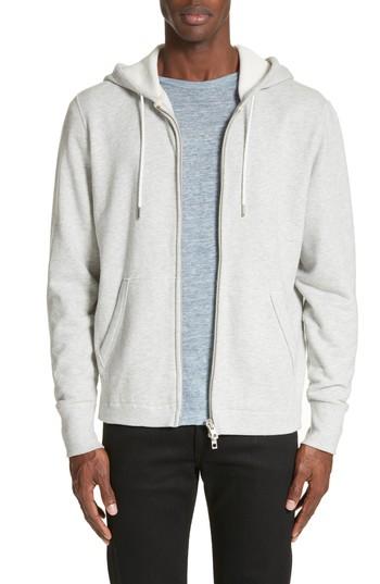 Men's Rag & Bone Standard Issue Zip Hoodie - Blue