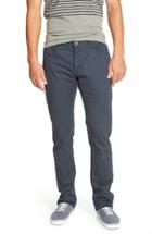 Men's Rvca 'stay Rvca' Slim Straight Pants - Blue (online Only)
