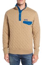 Men's Patagonia Snap-t Quilted Fleece Pullover, Size - Beige
