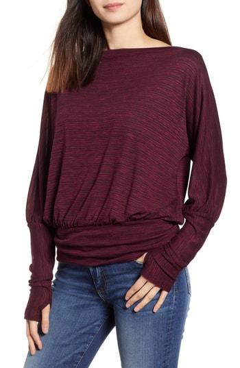Women's Michael Stars Blouson Top, Size - Red