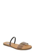 Women's Steve Madden Dasha Strappy Slide Sandal .5 M - Grey