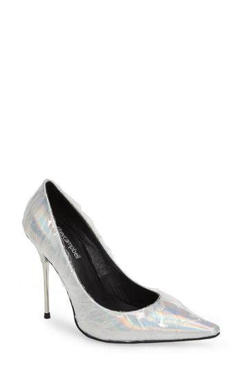 Women's Jeffrey Campbell Bossy Pump M - Metallic