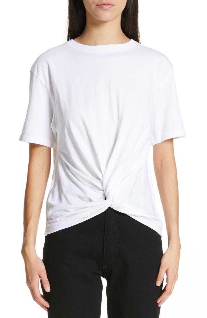 Women's R13 Twisted Front Tee - White