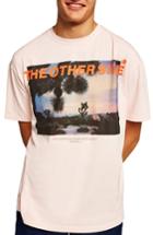Men's Topman Oversize Other Side Graphic T-shirt