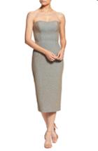Women's Dress The Population Claire Metallic Body-con Midi Dress - Metallic