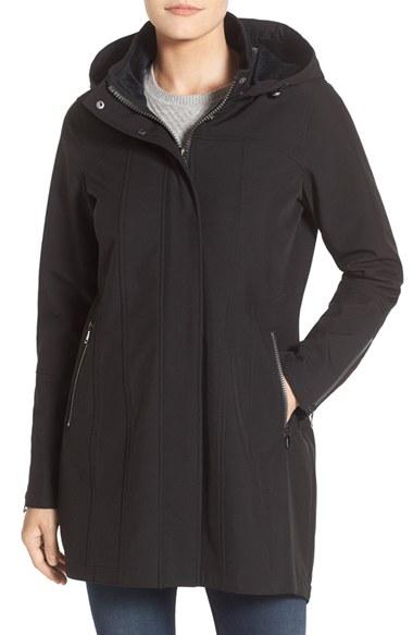 Hooded soft shell jacket kristen blake best sale