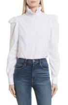 Women's Frame Cotton Blouse - White