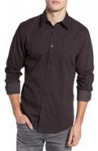 Men's Ben Sherman Textured Shirt - Red