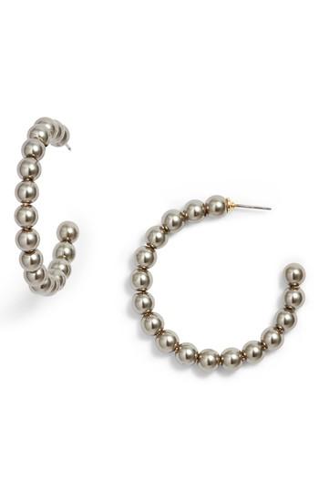 Women's Lele Sadoughi Confetti Imitation Pearl Hoops