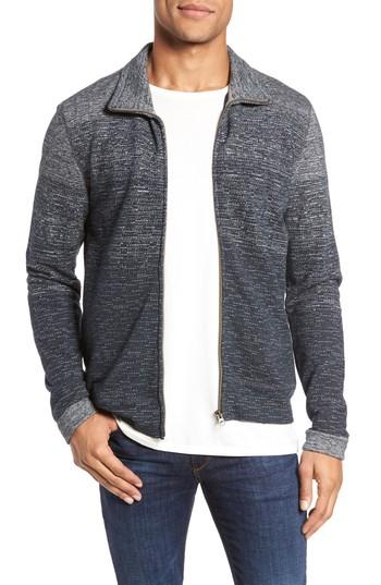 Men's Billy Reid Gradient Track Jacket, Size - Grey
