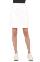 Women's Akris Punto Sailor Denim Skirt - Ivory