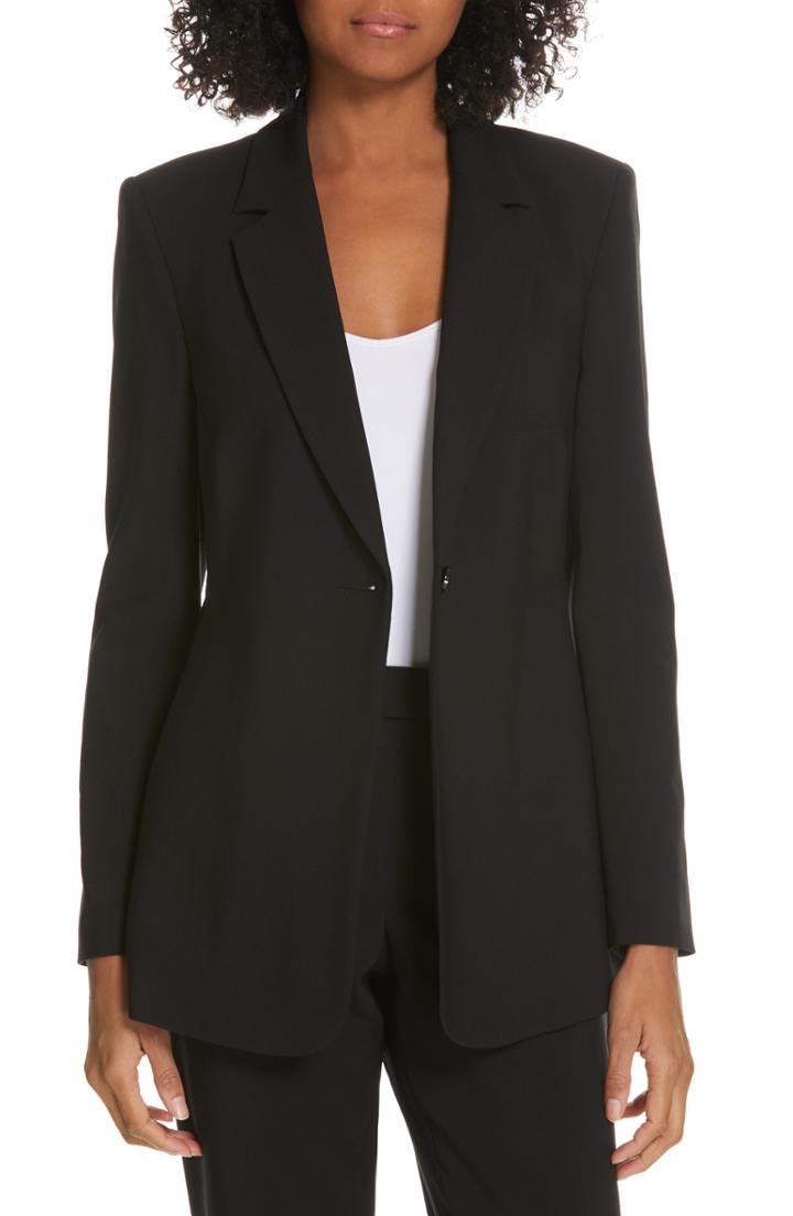 Women's Judith & Charles Contour Suit Jacket - Black