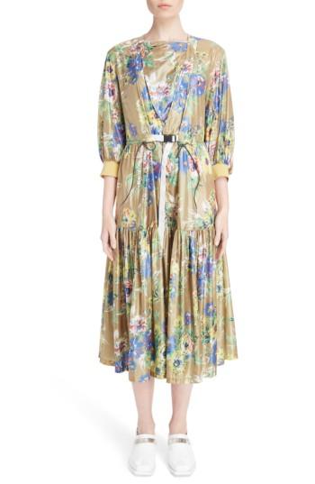 Women's Toga Floral Print Dress Us / 36 Fr - Yellow