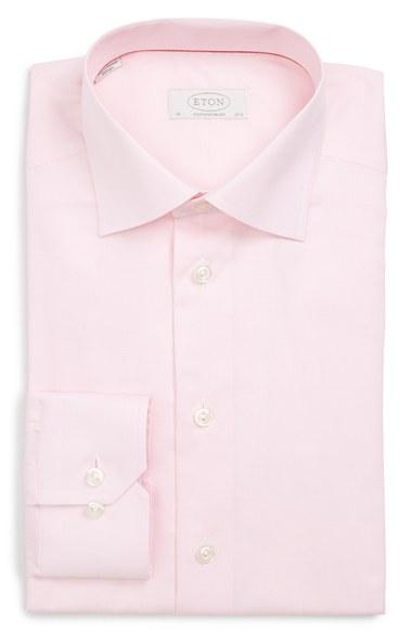 Men's Eton Contemporary Fit Dress Shirt - Pink