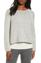 Women's Eileen Fisher Crewneck Knit Sweater - Grey