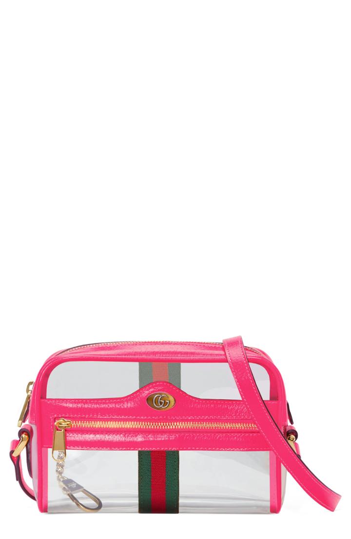 Gucci Mini Ophidia Transparent Convertible Bag -