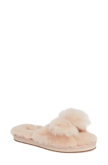 Women's Ugg Mirabelle Genuine Shearling Slide Slipper M - Pink