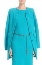 Women's St. John Collection Milano Pique Knit Topper