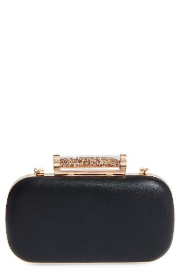 La Regale Crystal Tube Clasp Clutch -