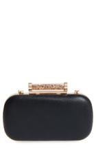 La Regale Crystal Tube Clasp Clutch -