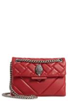 Kurt Geiger London Mini Kensington Quilted Leather Crossbody Bag - Red