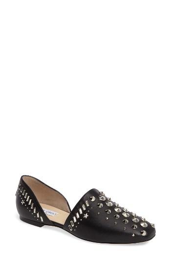 Women's Jimmy Choo Globe D'orsay Flat .5us / 35.5eu - Black