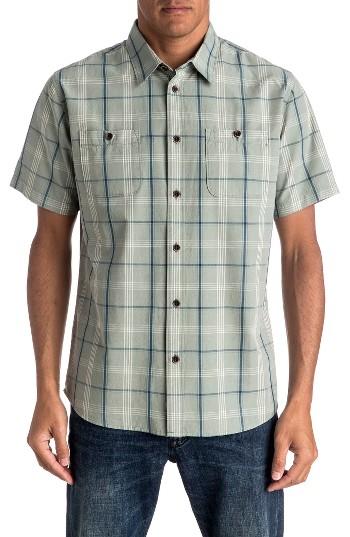 Men's Quiksilver Waterman Collection Reform Fit Plaid Sport Shirt