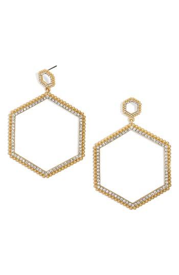 Women's Baublebar Hexagonal Hoop Earrings