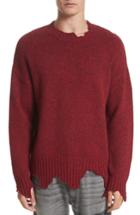 Men's Ovadia & Sons Destroyed Crewneck Sweater