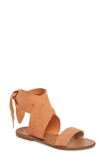 Women's Seychelles Cruisin Ankle Wrap Sandal M - Pink
