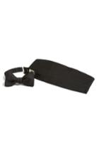 Men's Gitman Cummerbund & Bow Tie - Black