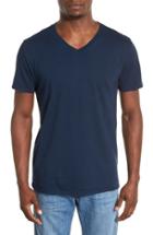 Men's Original Paperbacks 'south Sea' V-neck T-shirt - Blue