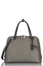 Tumi Stanton - Deonne Domed Coated Canvas Satchel - Grey