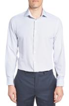 Men's W.r.k Trim Fit Dot 4-way Stretch Dress Shirt - White
