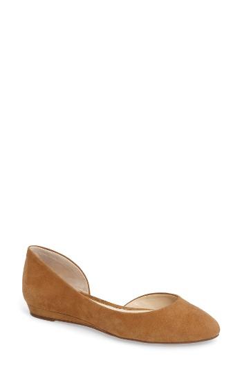 Women's Jessica Simpson Lynsey D'orsay Flat .5 M - Brown