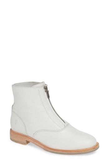 Women's Frye Kelly Zip Bootie M - White