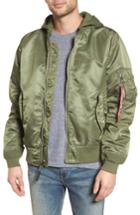 Men's Alpha Industries L-2b Natus Water Resistant Flight Jacket - Green