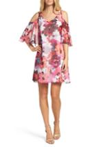 Women's Maggy London Cold Shoulder Shift Dress - Pink