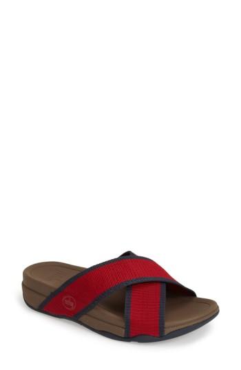 Men's Fitflop(tm) 'surfer' Slide Sandal M - Blue