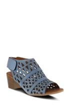 Women's Spring Step Dorotha Block Heel Sandal .5-6us / 36eu - Blue