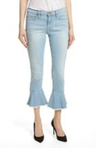 Women's Frame Le Skinny De Jeanne Flounce Skinny Jeans - Blue