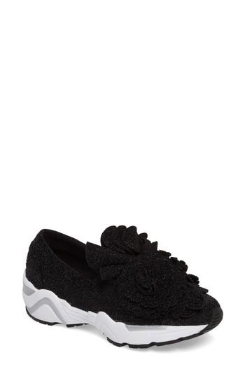 Women's Suecomma Bonnie Floral Slip-on Sneaker .5 Eu - Black