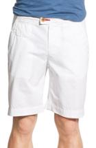 Men's Psycho Bunny 'triumph' Cotton Shorts - White